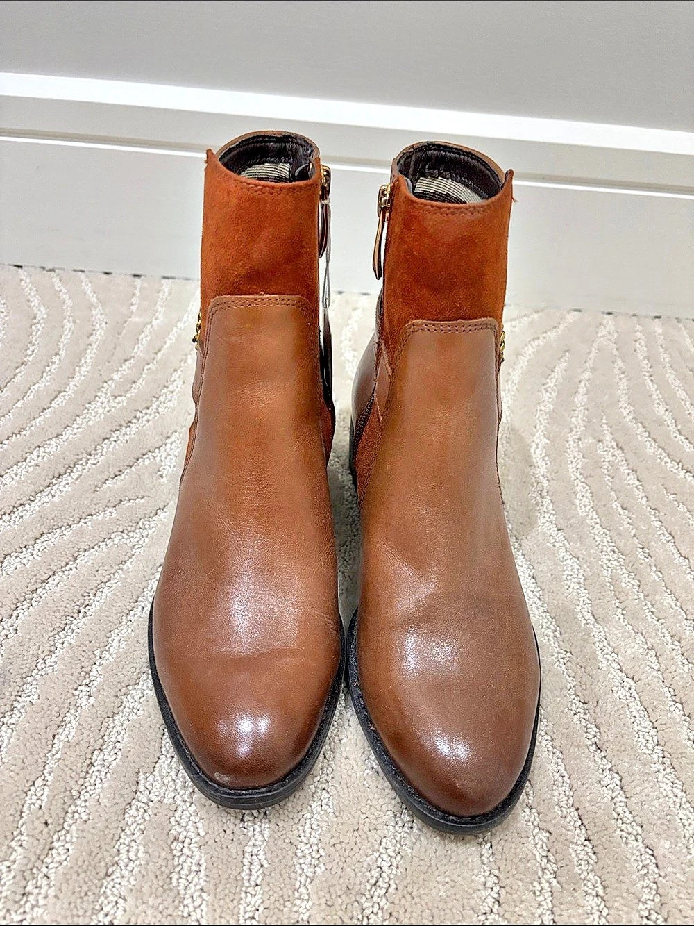 Touch by Cole Haan Ankle Boots in Brown NWT